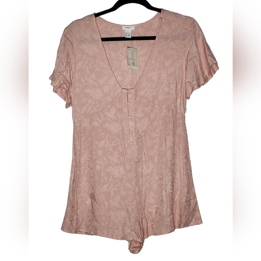 NWT Forever 21 Romper Small Light Pink